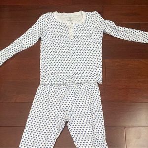 Roller Rabbit Blue Heart Pajama Set